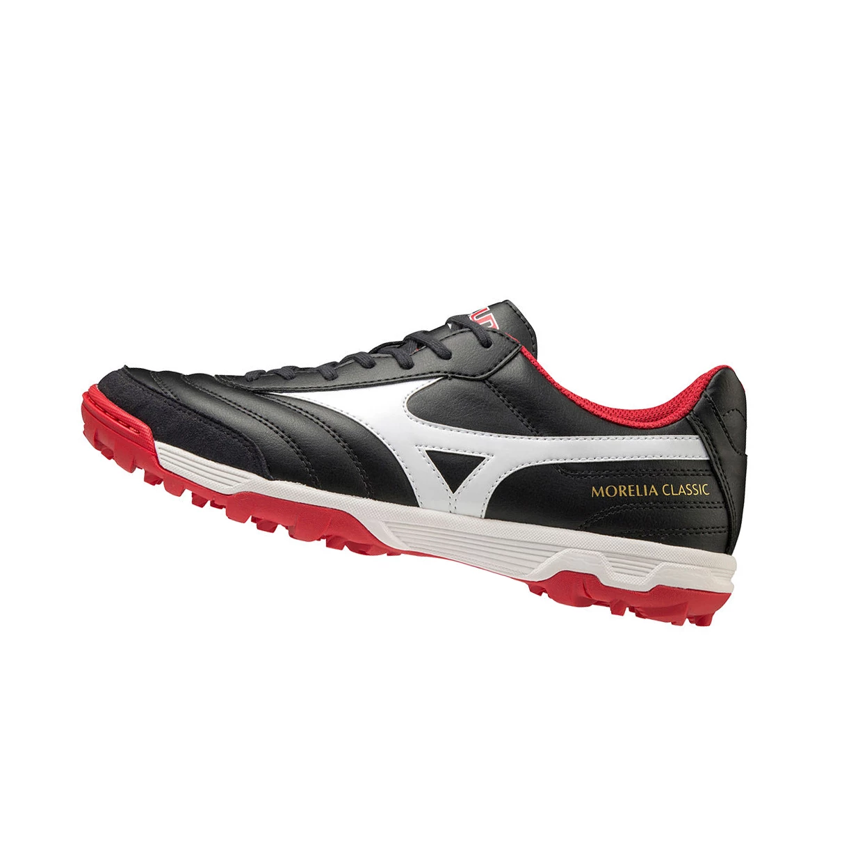 Zapatos De Fútbol Mizuno Morelia Sala Classic Tf Hombre Black/White/Red | 26438-FNVG