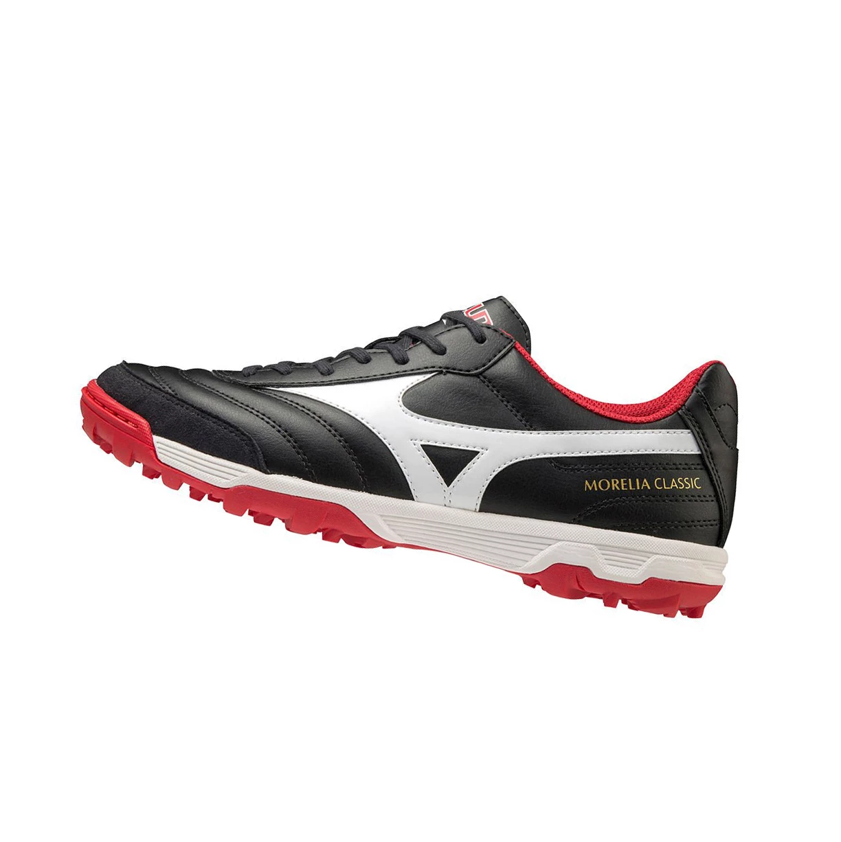 Zapatos De Fútbol Mizuno Morelia Sala Classic Tf Mujer Black/White/Red | 52749-SKPQ