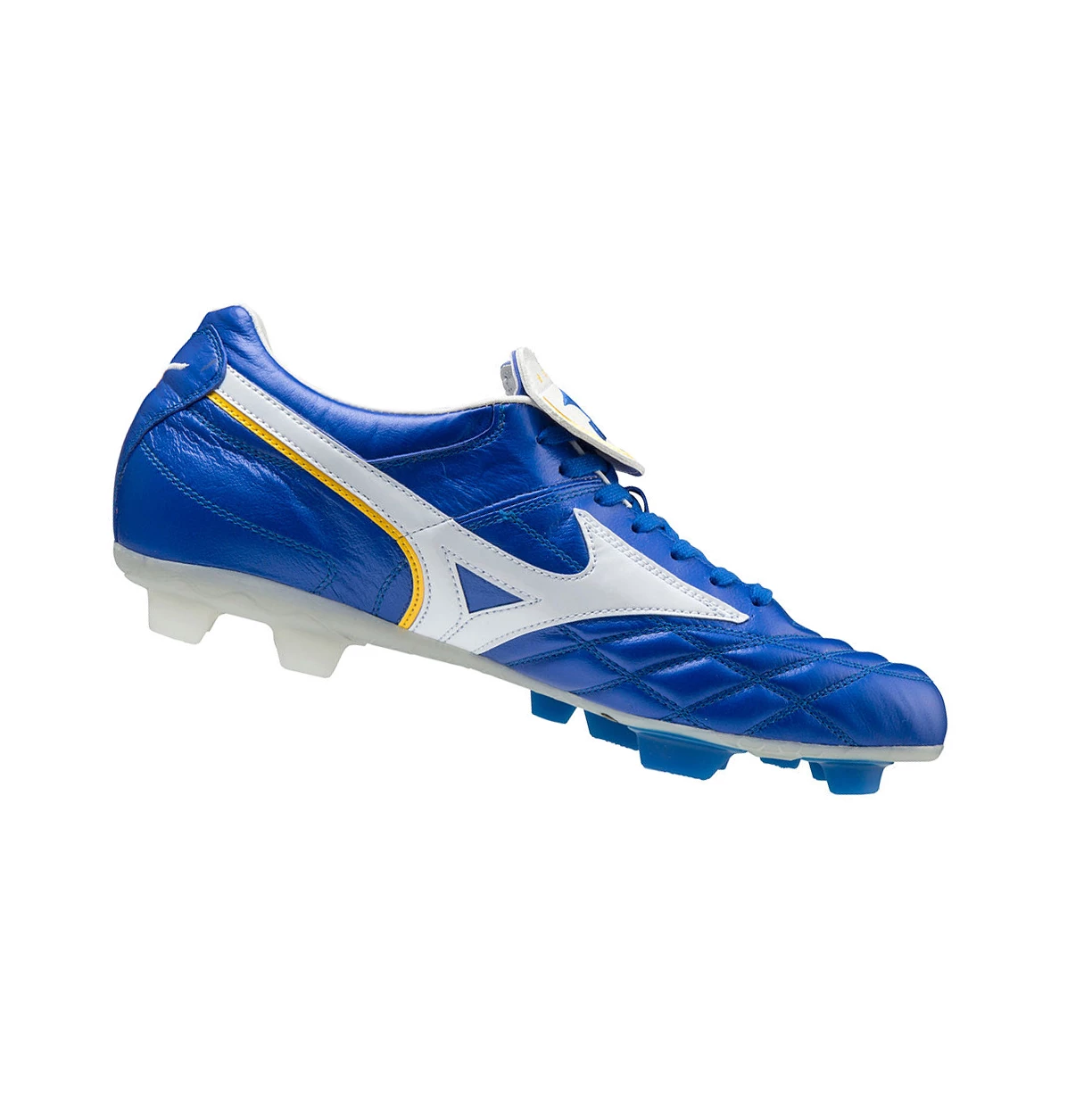 Zapatos De Fútbol Mizuno Wave Cup Legend Hombre White/Blue/Yellow | 09564-RZOW