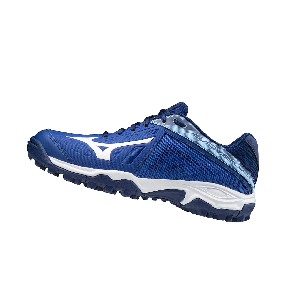 Zapatos de Hockey Mizuno Wave Lynx Mujer Black/White/Blue | 71823-XLZE