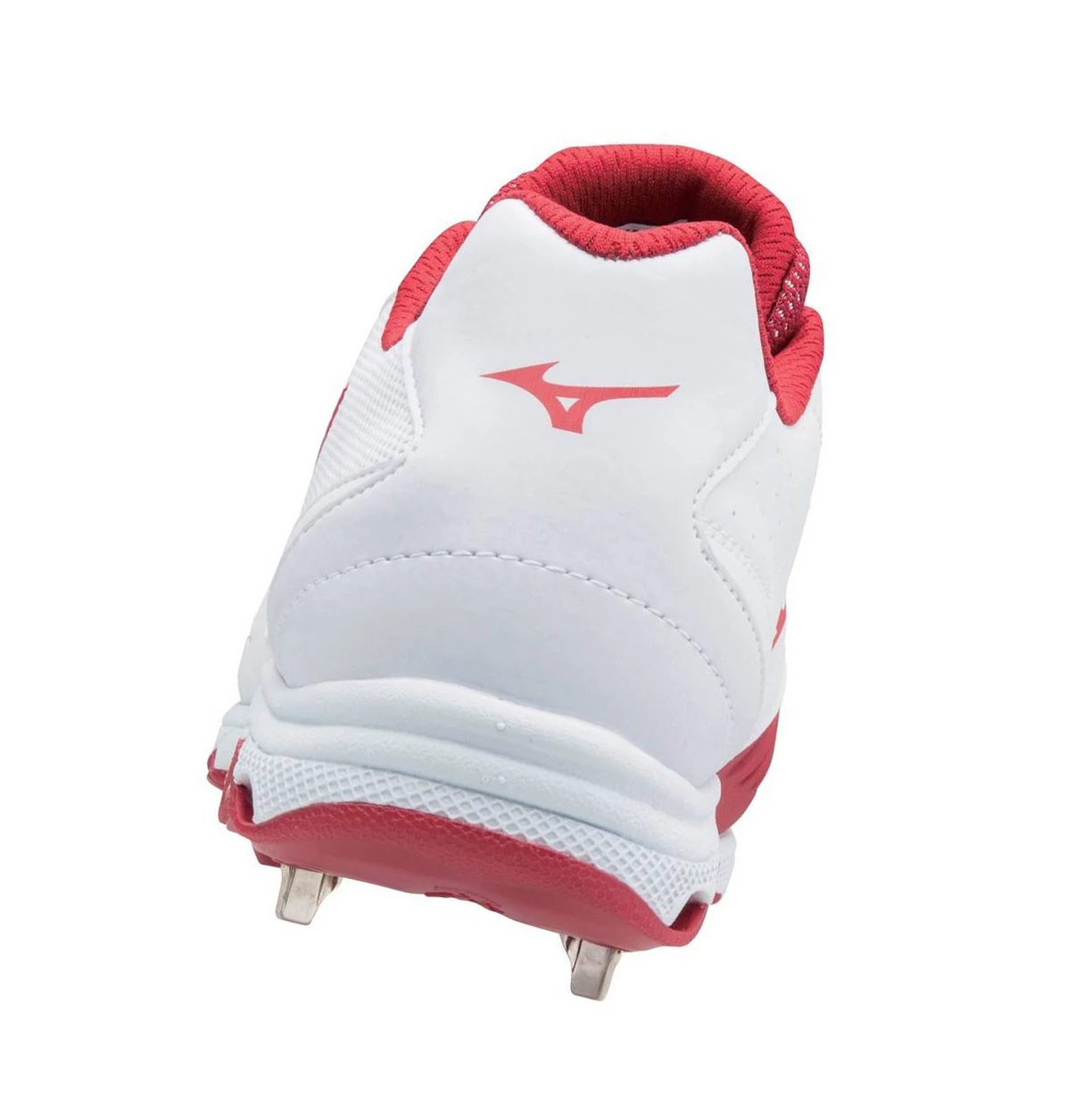 Zapatos de Softbol Mizuno 9-spike Advanced Sweep 4 Low Metal Mujer White/Red | 03428-QCLN