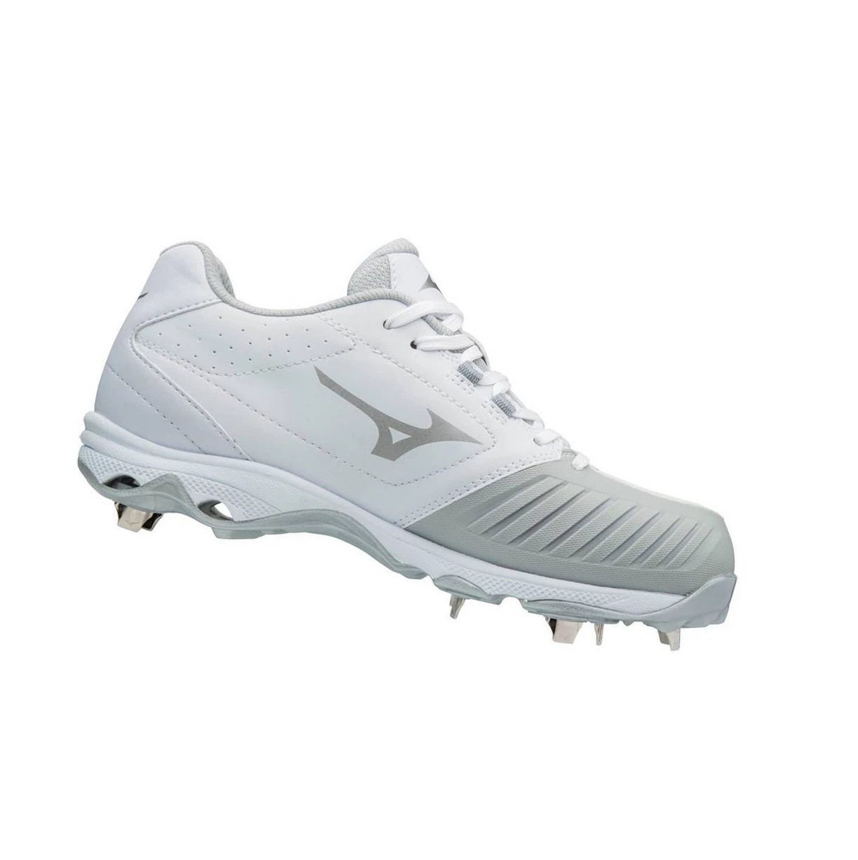 Zapatos de Softbol Mizuno 9-spike Advanced Sweep 4 Low Metal Mujer Blancas | 06524-SXZL