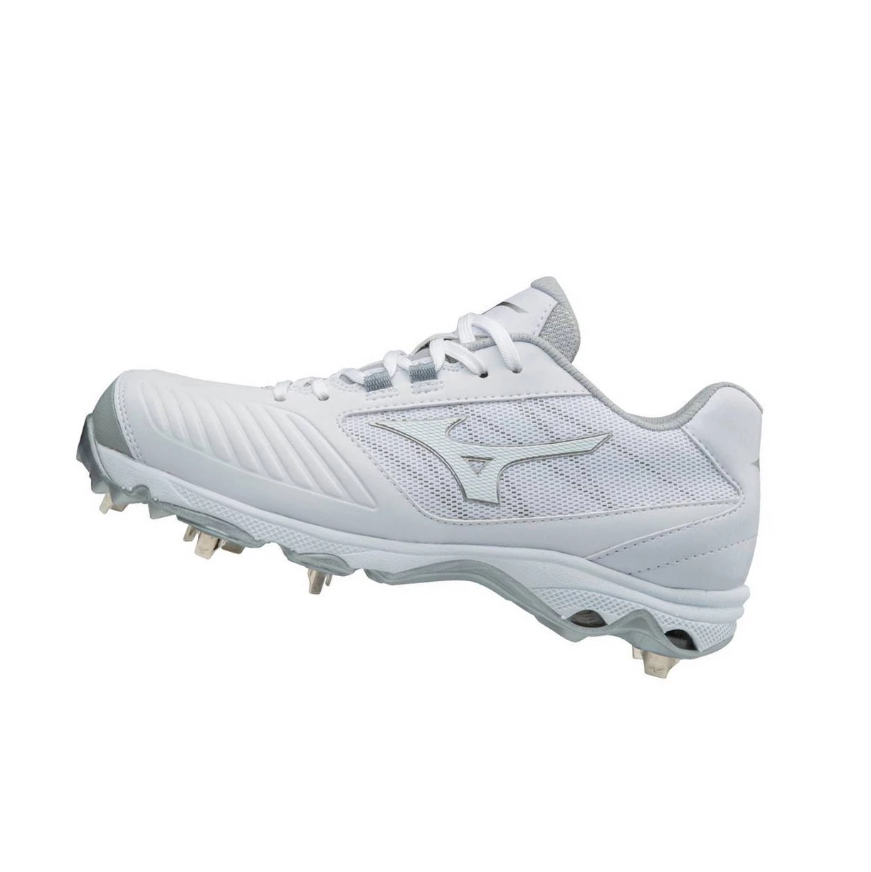 Zapatos de Softbol Mizuno 9-spike Advanced Sweep 4 Low Metal Mujer Blancas | 06524-SXZL