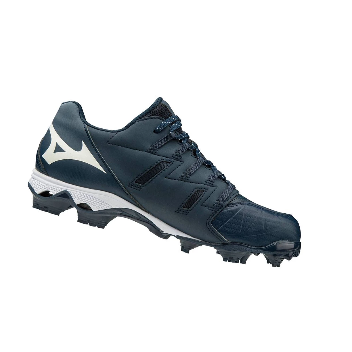 Zapatos de Softbol Mizuno 9-spike Advanced Finch Elite 4 Tpu Molded Mujer Navy/White | 36258-LMBA