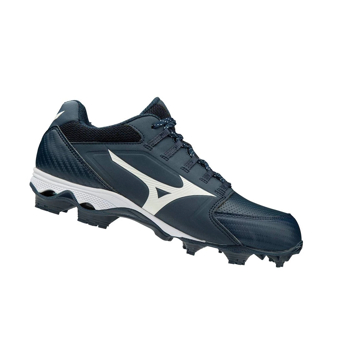 Zapatos de Softbol Mizuno 9-spike Advanced Finch Elite 4 Tpu Molded Mujer Navy/White | 36258-LMBA