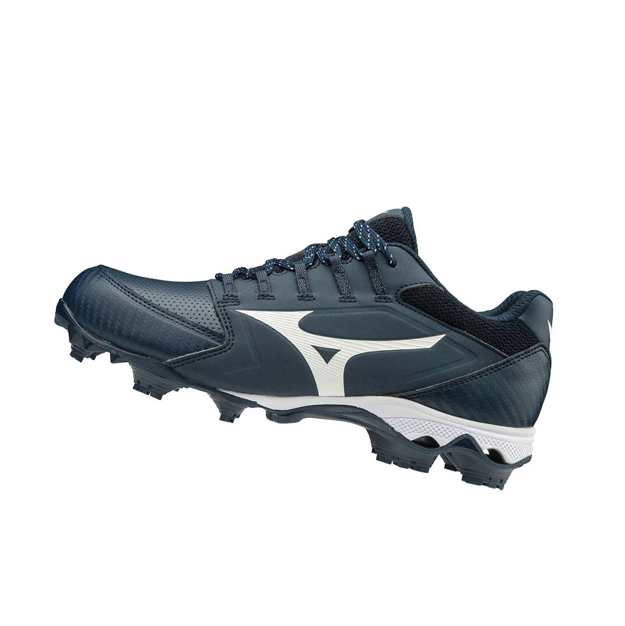 Zapatos de Softbol Mizuno 9-spike Advanced Finch Elite 4 Tpu Molded Mujer Navy/White | 36258-LMBA