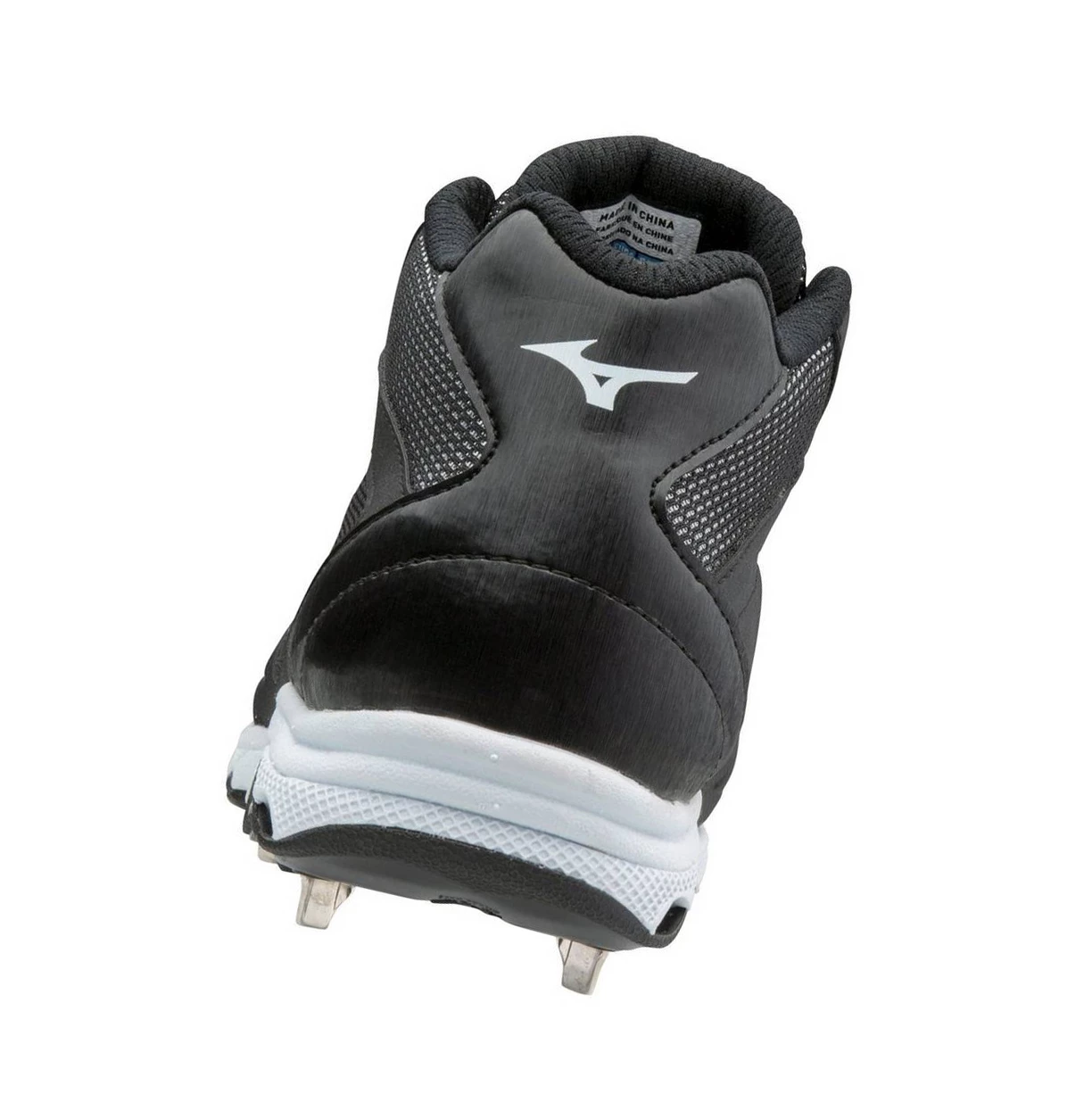 Zapatos de Softbol Mizuno 9-spike Advanced Sweep 4 Mid Metal Mujer Black/White | 37260-NRPG