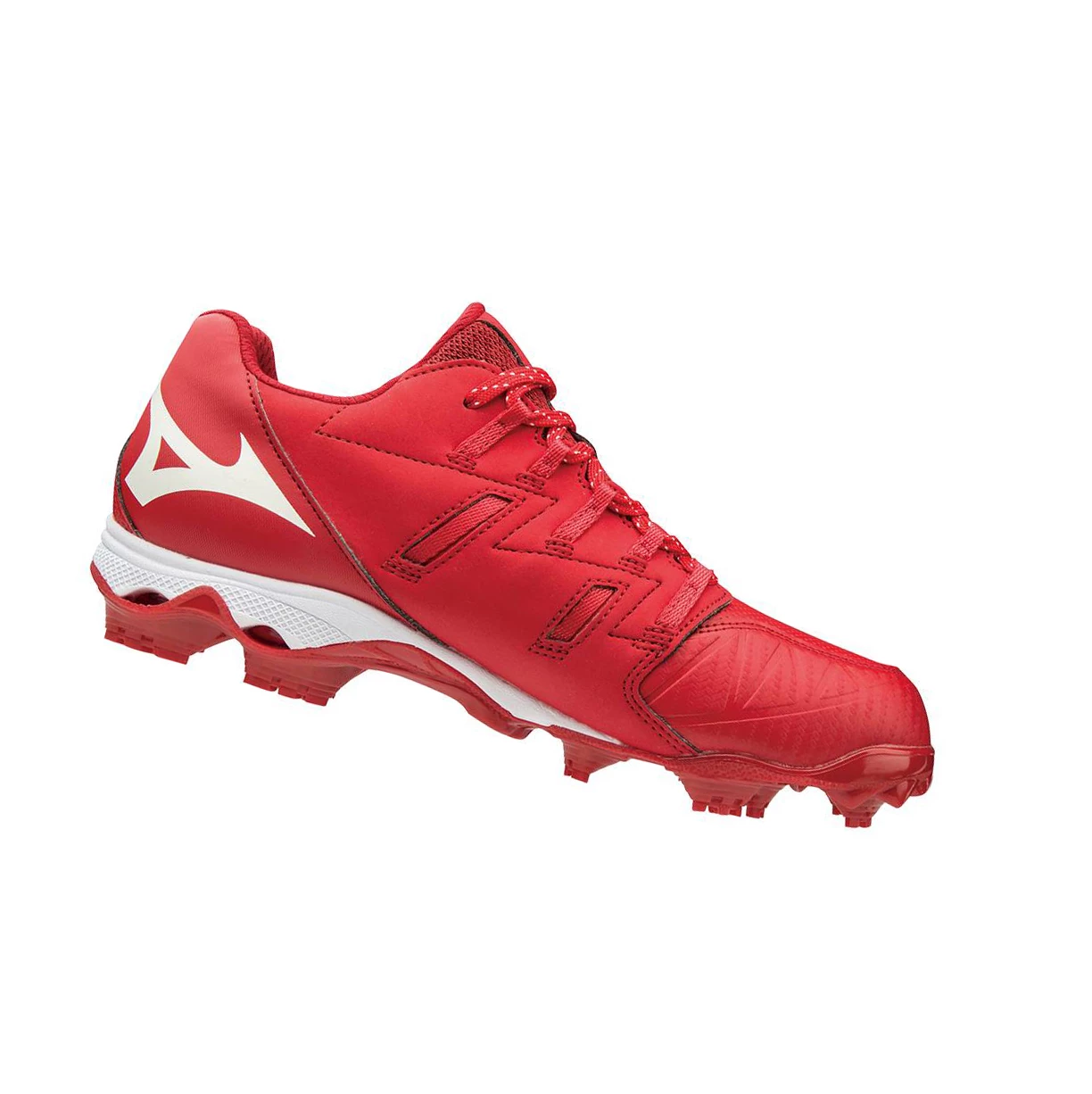 Zapatos de Softbol Mizuno 9-spike Advanced Finch Elite 4 Tpu Molded Mujer Red/White | 61503-MSKC