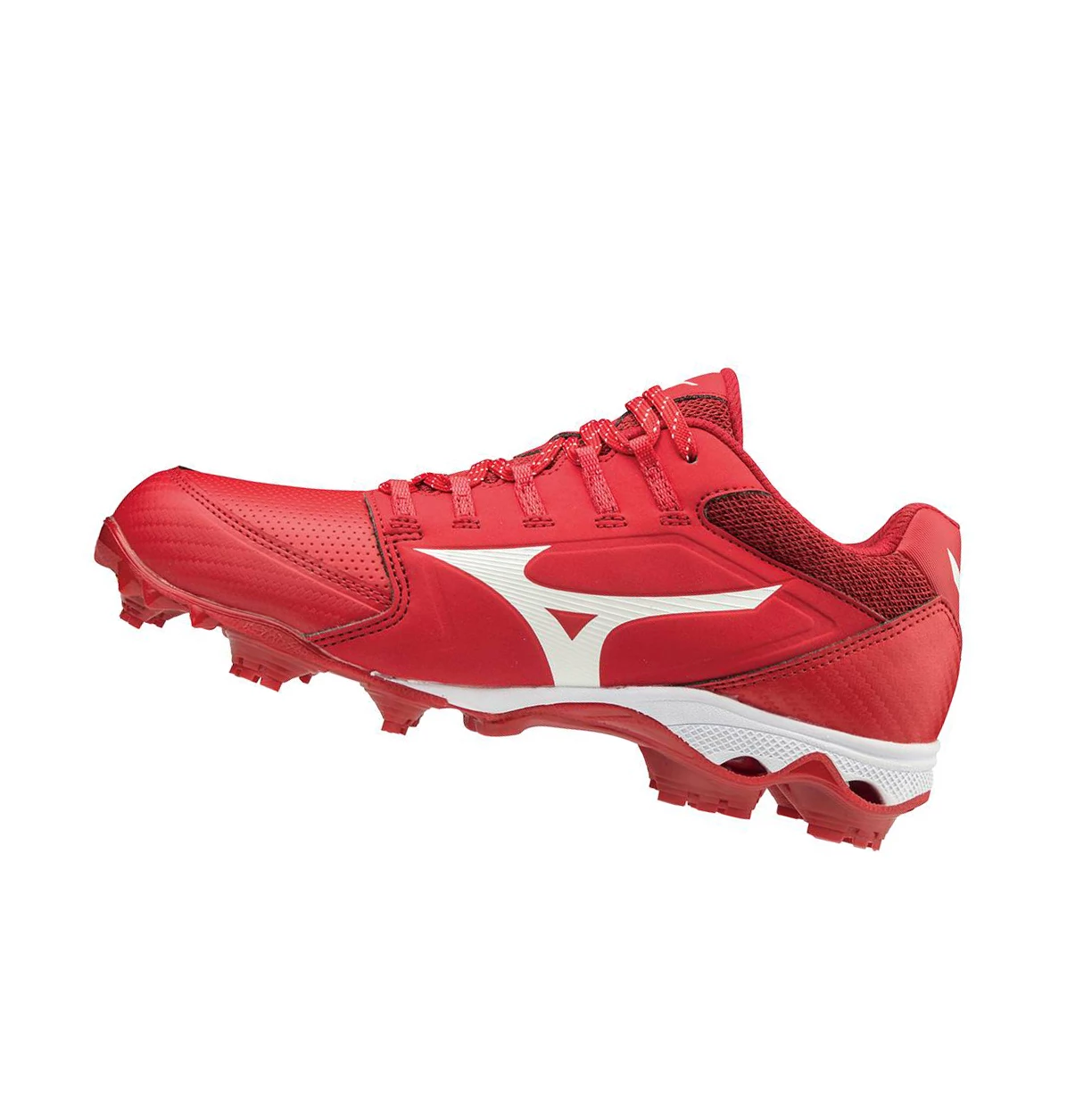 Zapatos de Softbol Mizuno 9-spike Advanced Finch Elite 4 Tpu Molded Mujer Red/White | 61503-MSKC