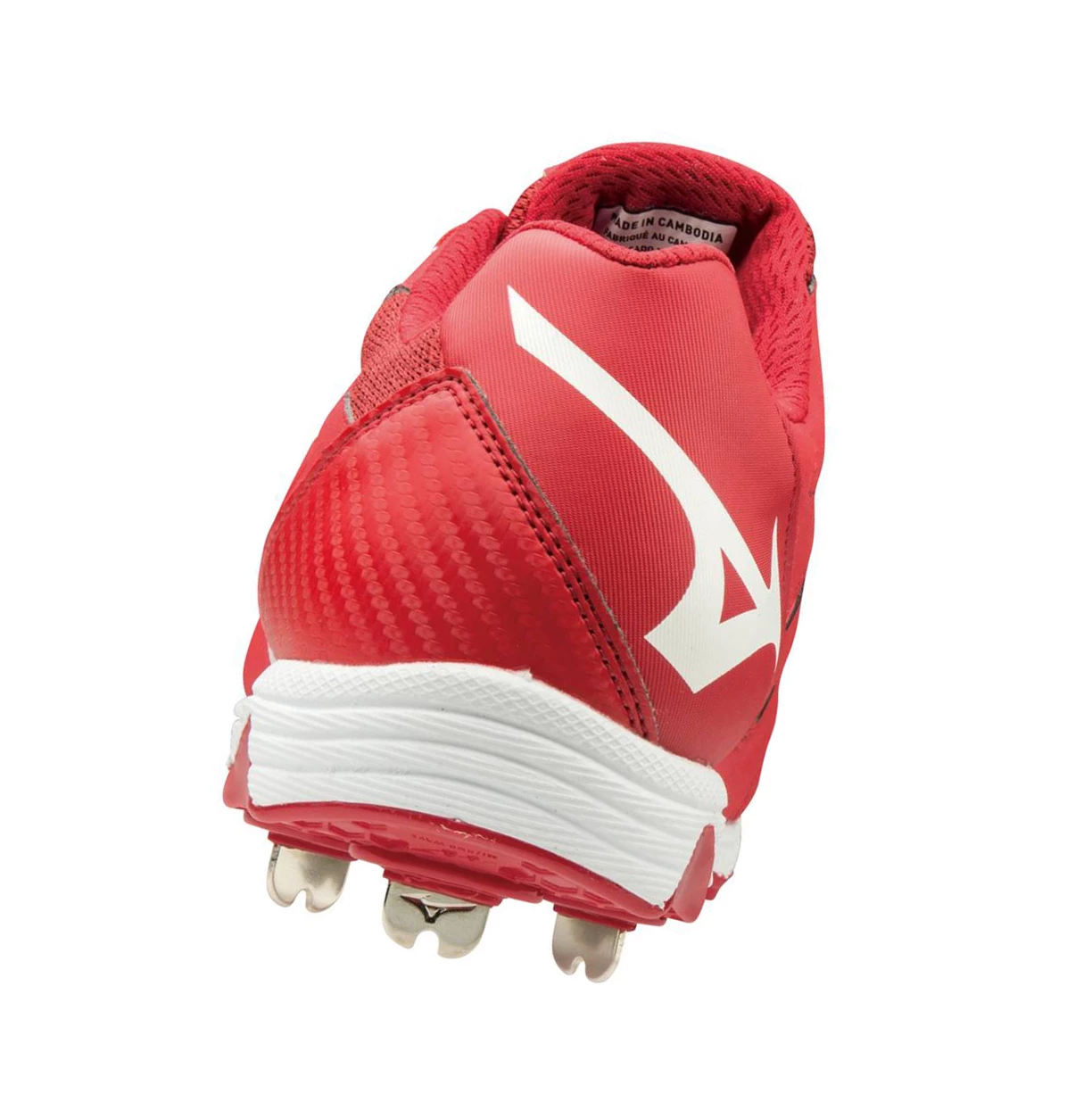 Zapatos de Softbol Mizuno 9-spike Swift 6 Low Metal Mujer Red/White | 12356-VFLU