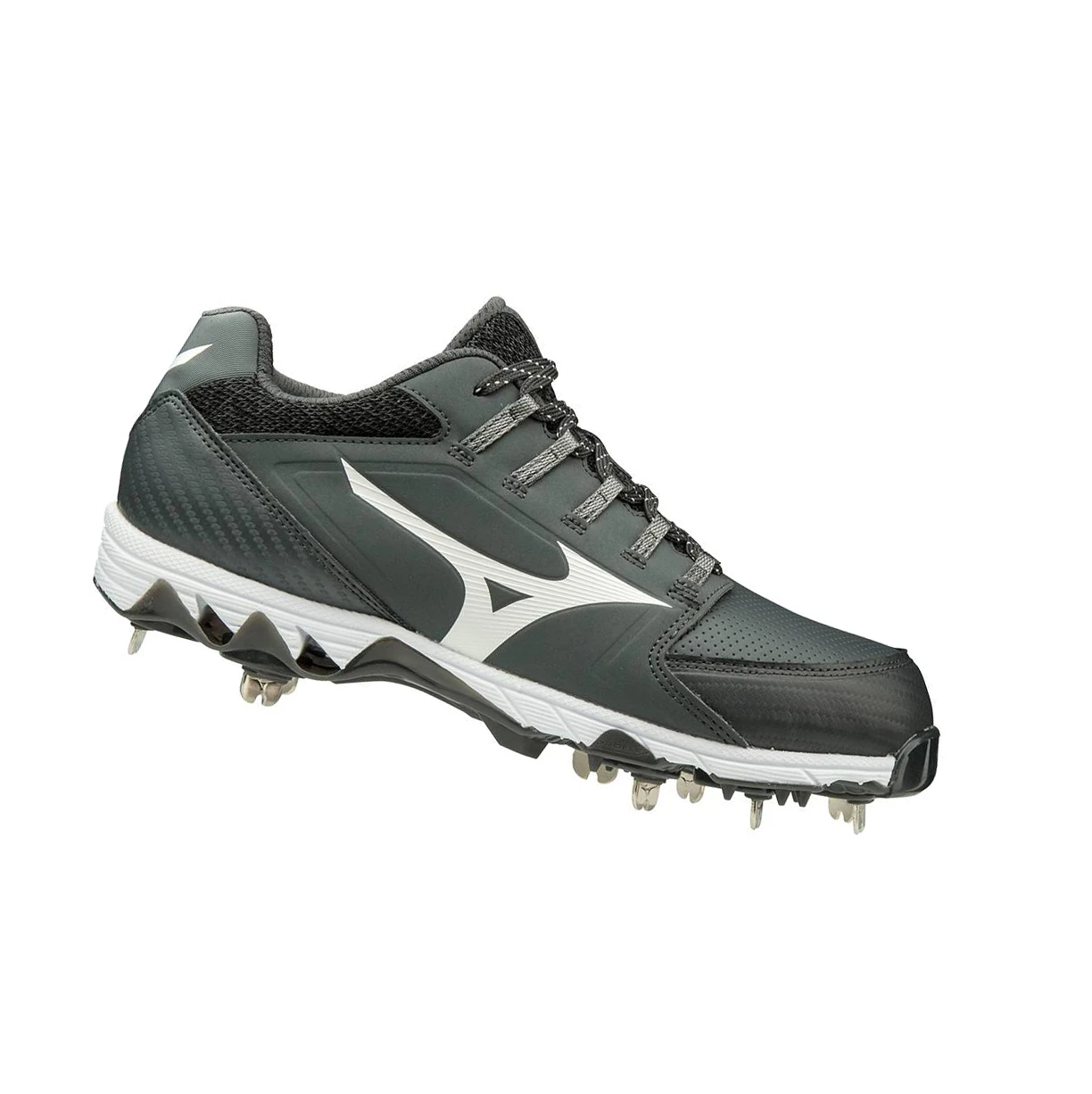 Zapatos de Softbol Mizuno 9-spike Swift 6 Low Metal Mujer Grey/White | 38057-DFSW