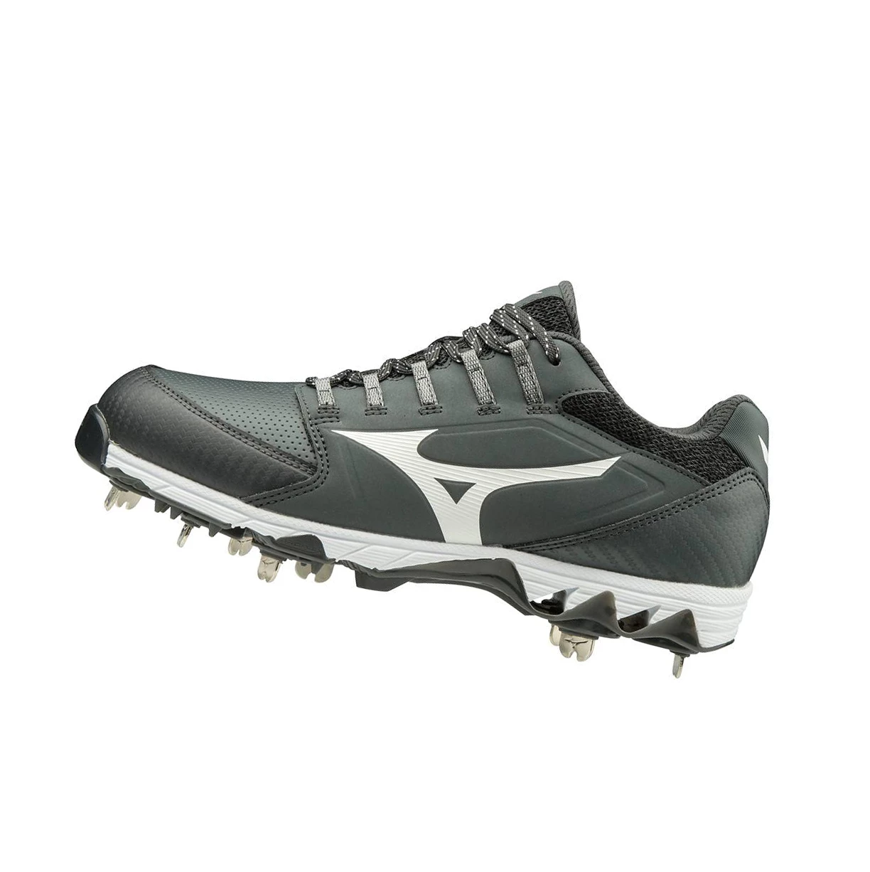 Zapatos de Softbol Mizuno 9-spike Swift 6 Low Metal Mujer Grey/White | 38057-DFSW