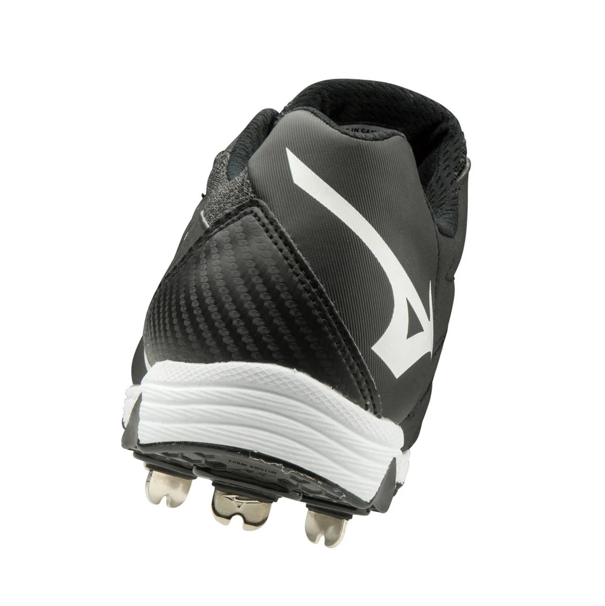 Zapatos de Softbol Mizuno 9-spike Swift 6 Low Metal Mujer Black/White | 52937-YFKG