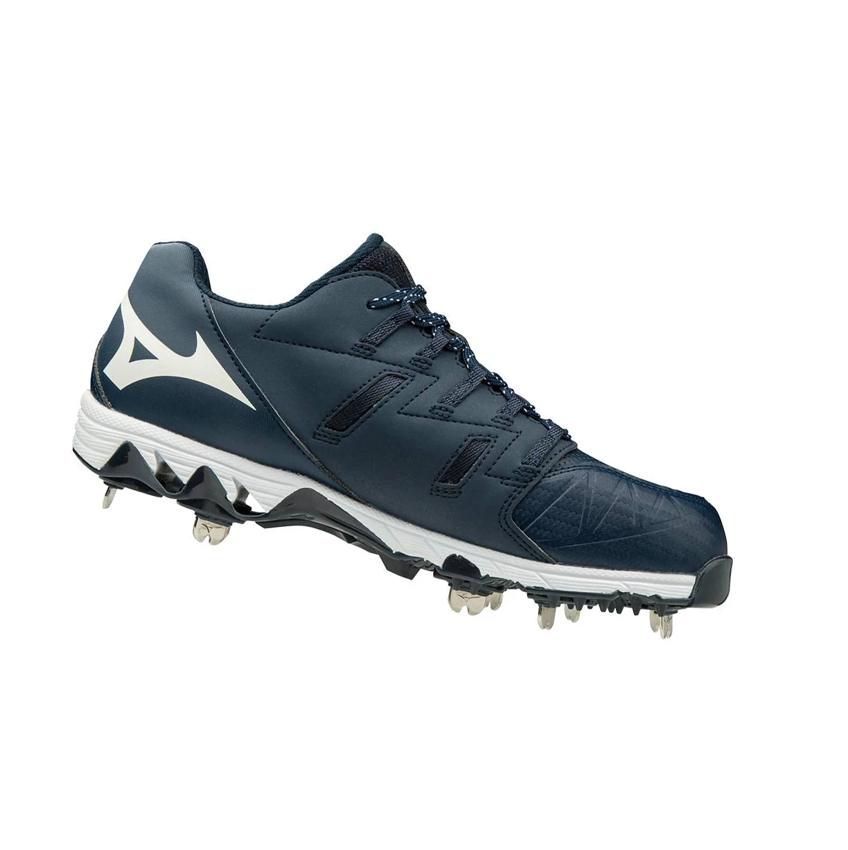 Zapatos de Softbol Mizuno 9-spike Swift 6 Low Metal Mujer Navy/White | 63142-TNDM