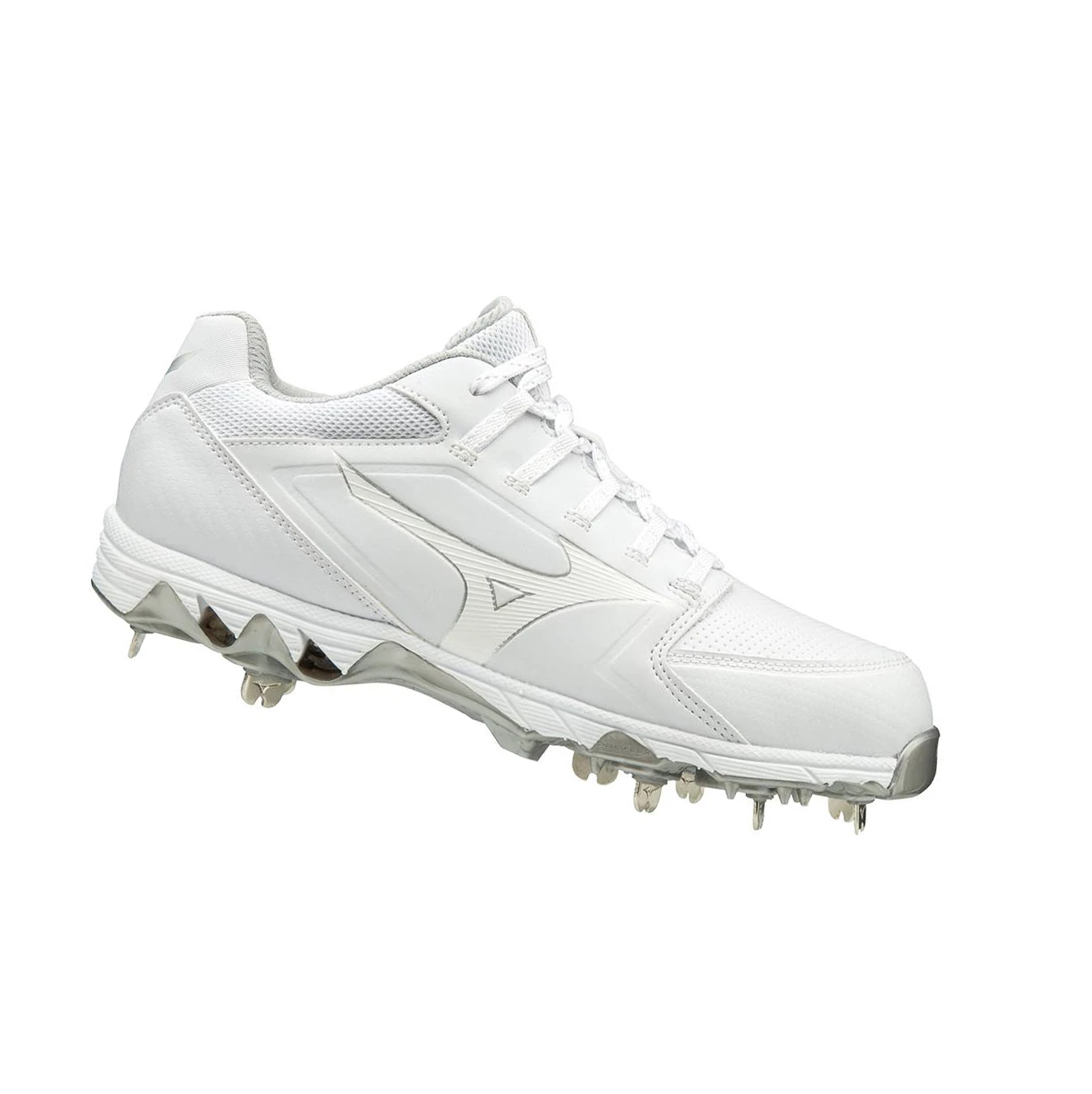 Zapatos de Softbol Mizuno 9-spike Swift 6 Low Metal Mujer Blancas | 90762-MQKW