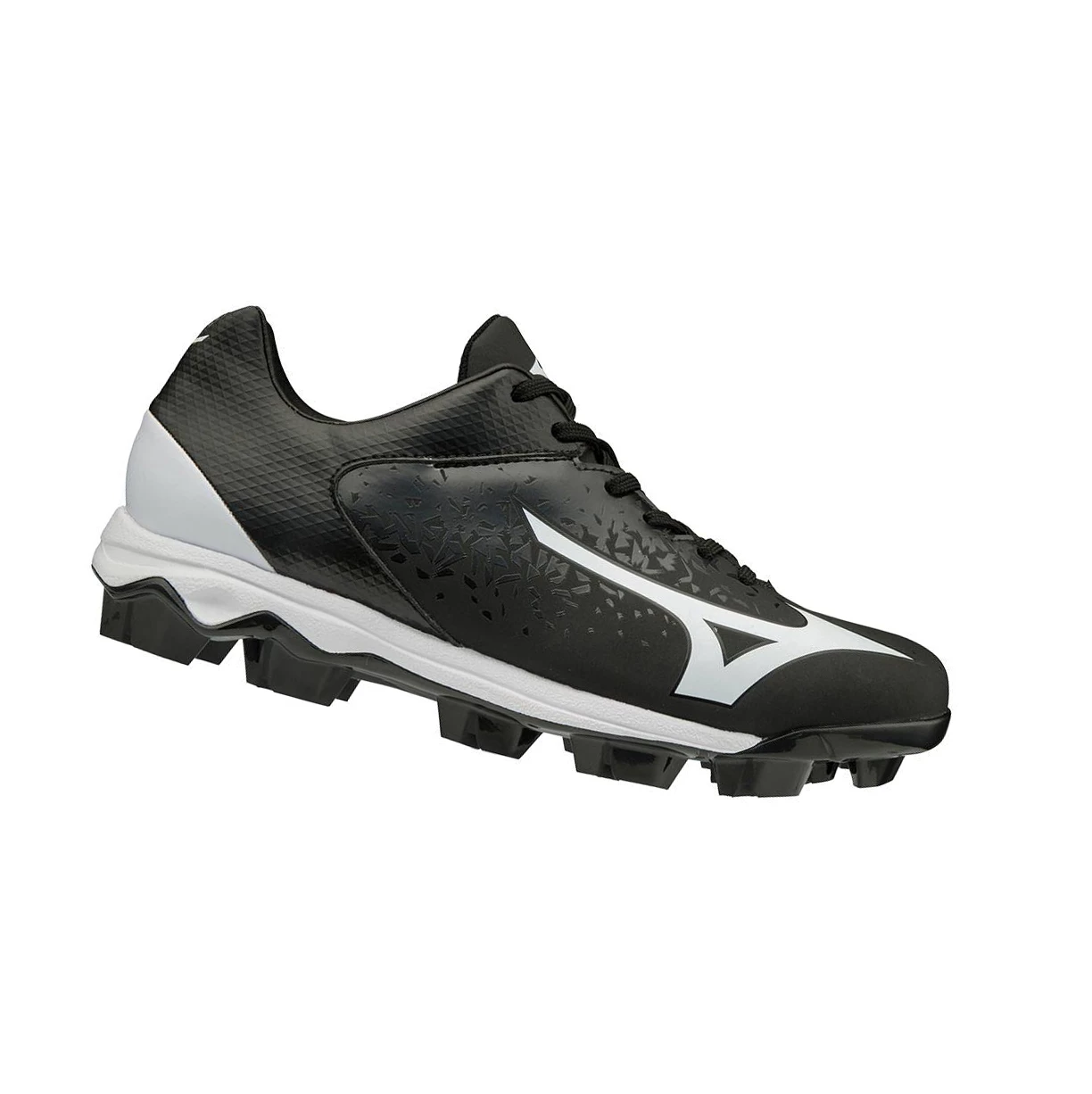 Zapatos de Softbol Mizuno Finch Select Nine Molded Mujer Black/White | 62148-KBOE