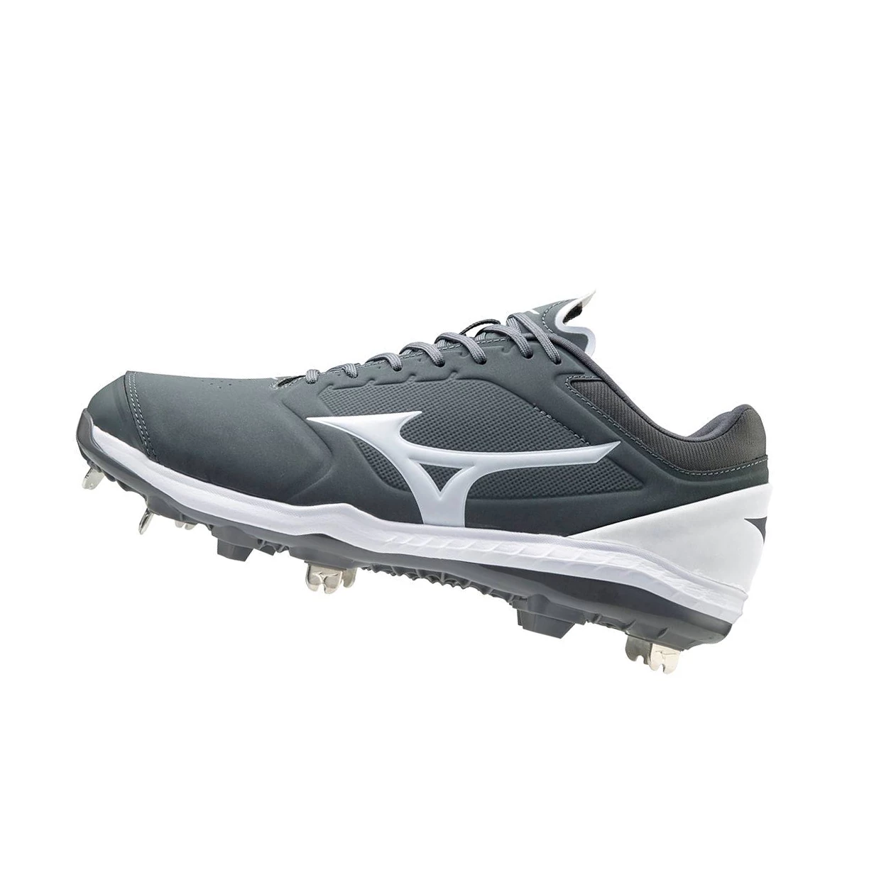 Zapatos de Softbol Mizuno Sweep 5 Low Metal Mujer Grey/White | 23749-NBGF