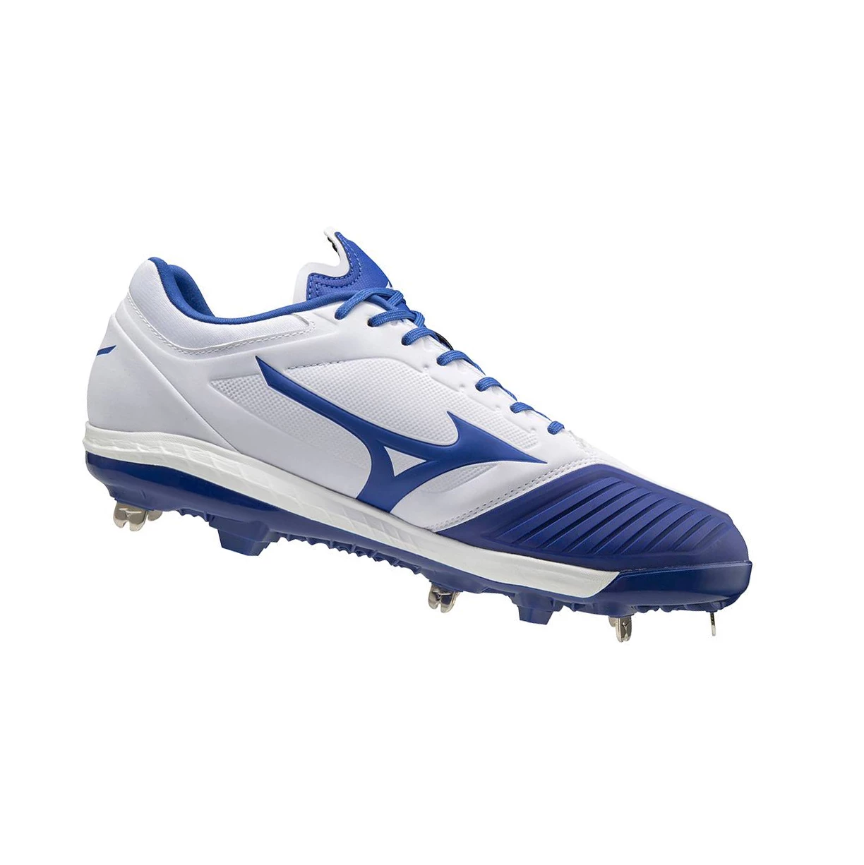 Zapatos de Softbol Mizuno Sweep 5 Low Metal Mujer White/Royal | 38950-RSHY