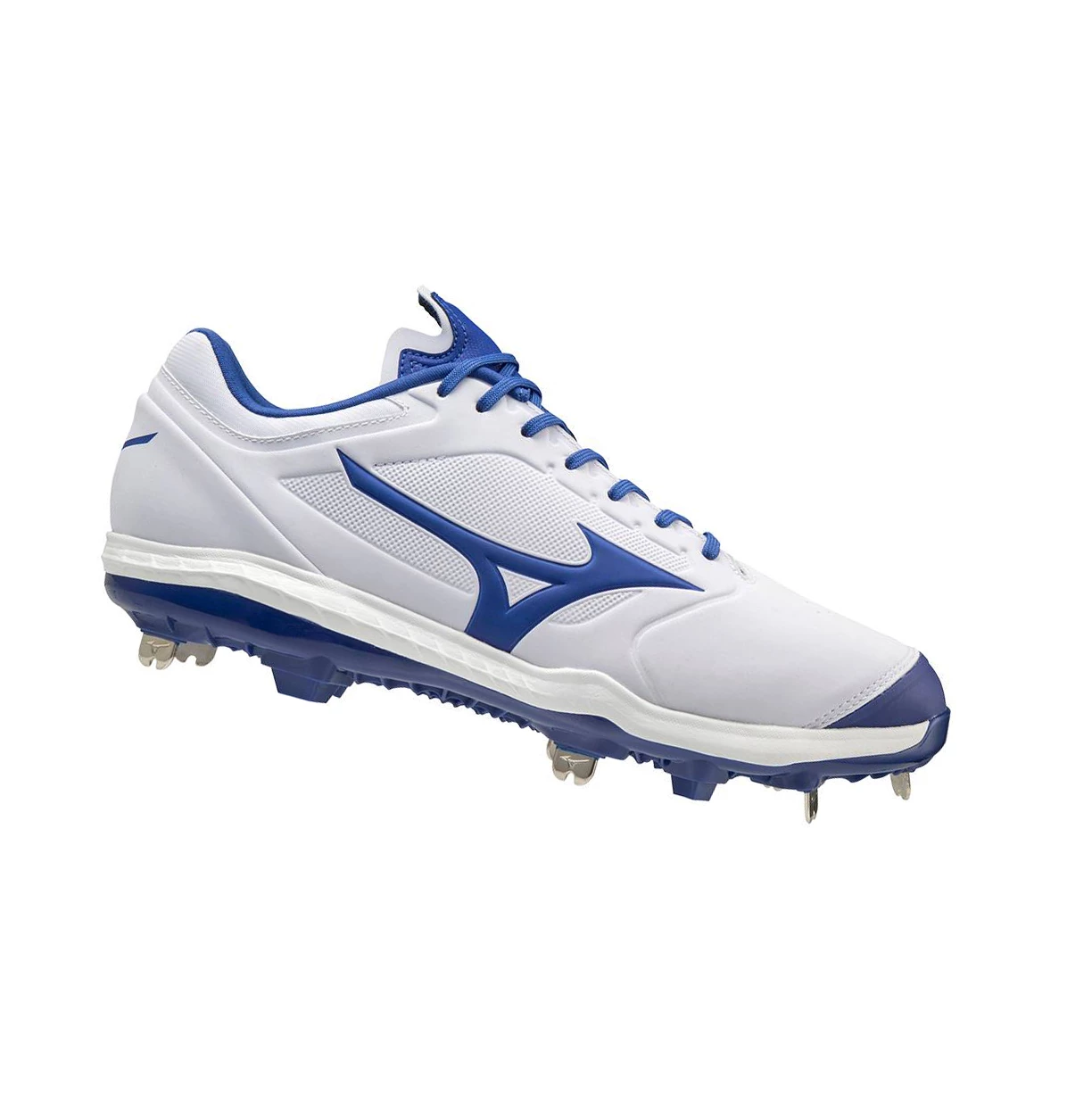 Zapatos de Softbol Mizuno Sweep 5 Low Metal Mujer White/Royal | 38950-RSHY