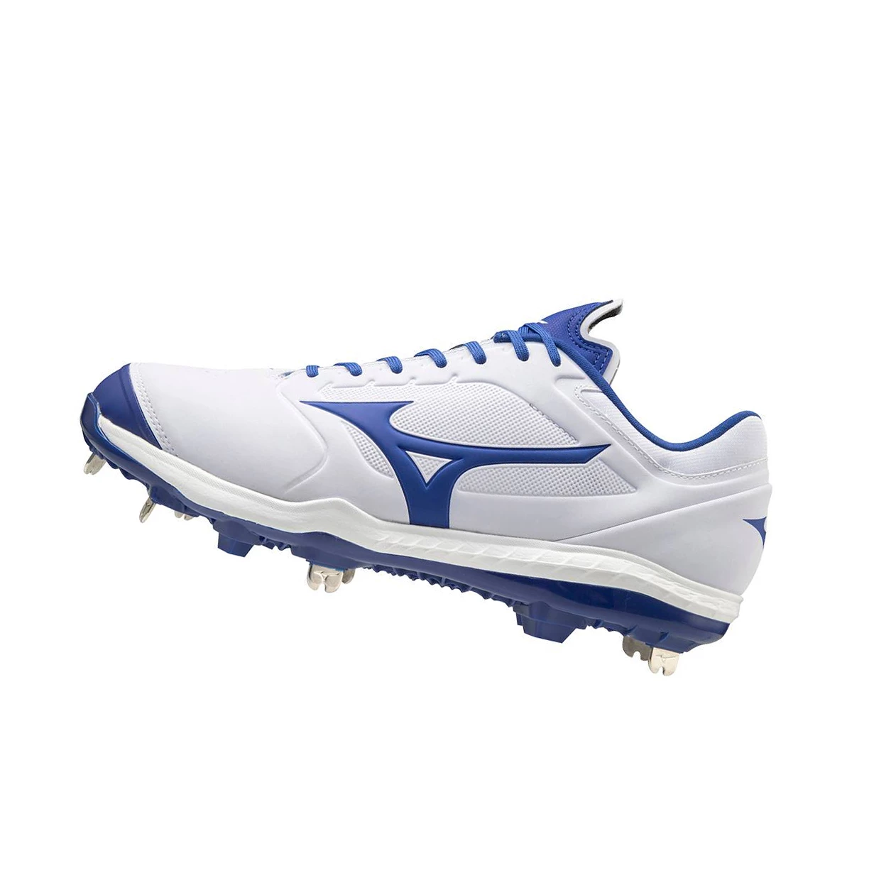 Zapatos de Softbol Mizuno Sweep 5 Low Metal Mujer White/Royal | 38950-RSHY