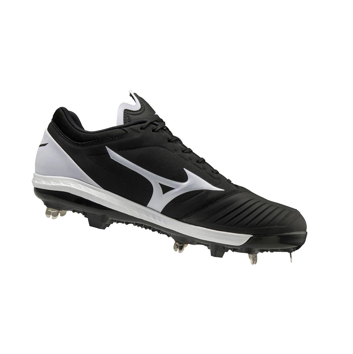 Zapatos de Softbol Mizuno Sweep 5 Low Metal Mujer Black/White | 96305-UCTH