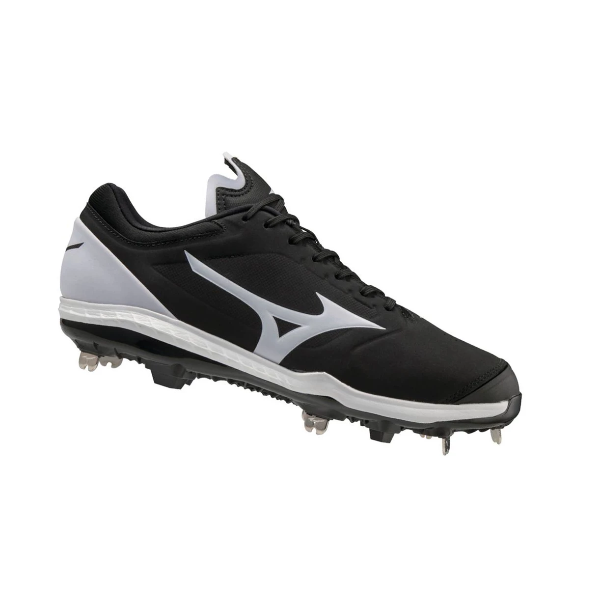 Zapatos de Softbol Mizuno Sweep 5 Low Metal Mujer Black/White | 96305-UCTH