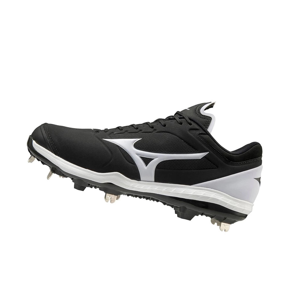 Zapatos de Softbol Mizuno Sweep 5 Low Metal Mujer Black/White | 96305-UCTH