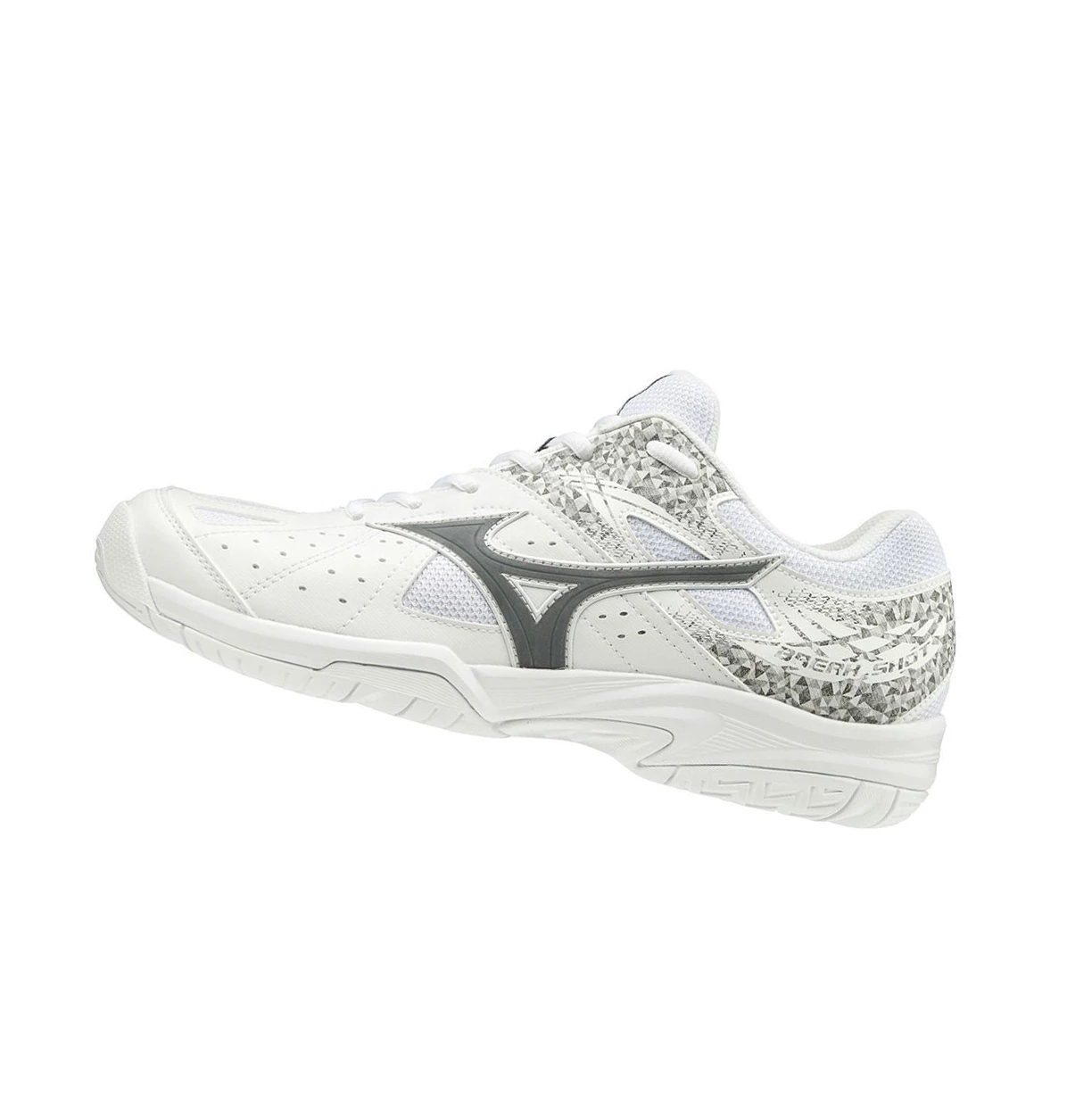 Zapatos de Tenis Mizuno Break Shot 2 Ac Mujer White/Black/White | 86037-TUWZ