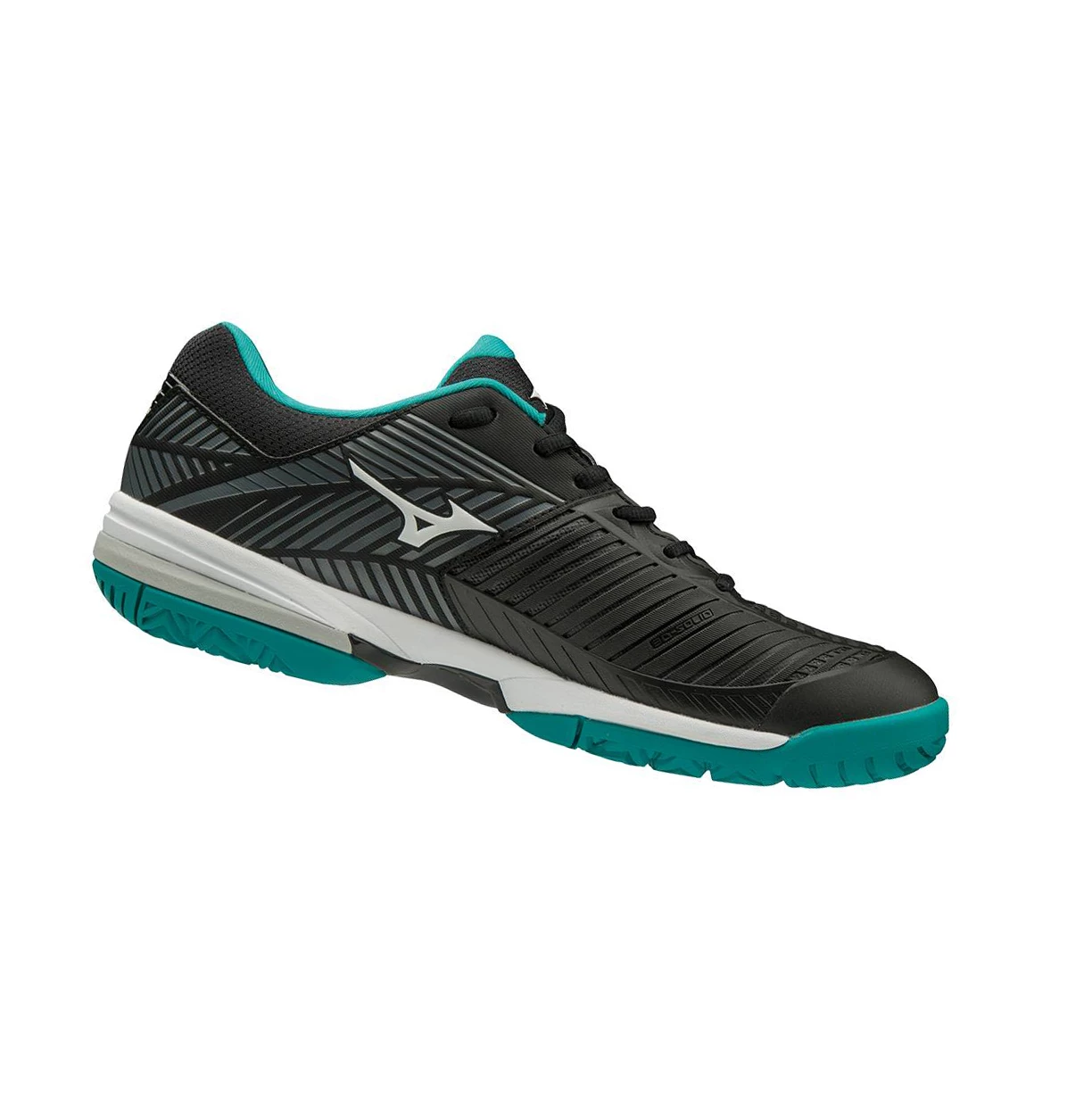 Zapatos de Tenis Mizuno Wave Exceed Tour 3 Ac Hombre Black/White | 18203-NUWI