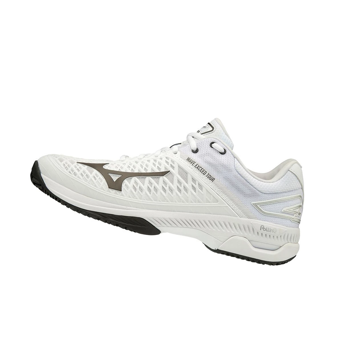 Zapatos de Tenis Mizuno Wave Exceed Tour 4 Cc Mujer White/Black | 28607-NEKC