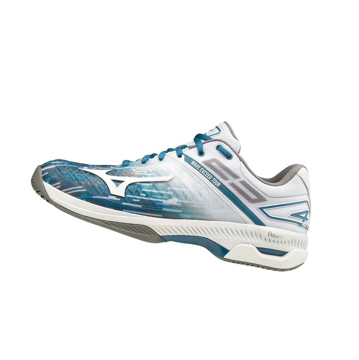 Zapatos de Tenis Mizuno Wave Exceed Tour 4 Ac Hombre Blue/White | 37056-OLDH