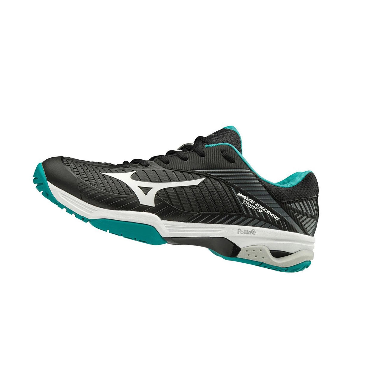 Zapatos de Tenis Mizuno Wave Exceed Tour 3 Ac Mujer Black/White/Blue | 43950-NZGF