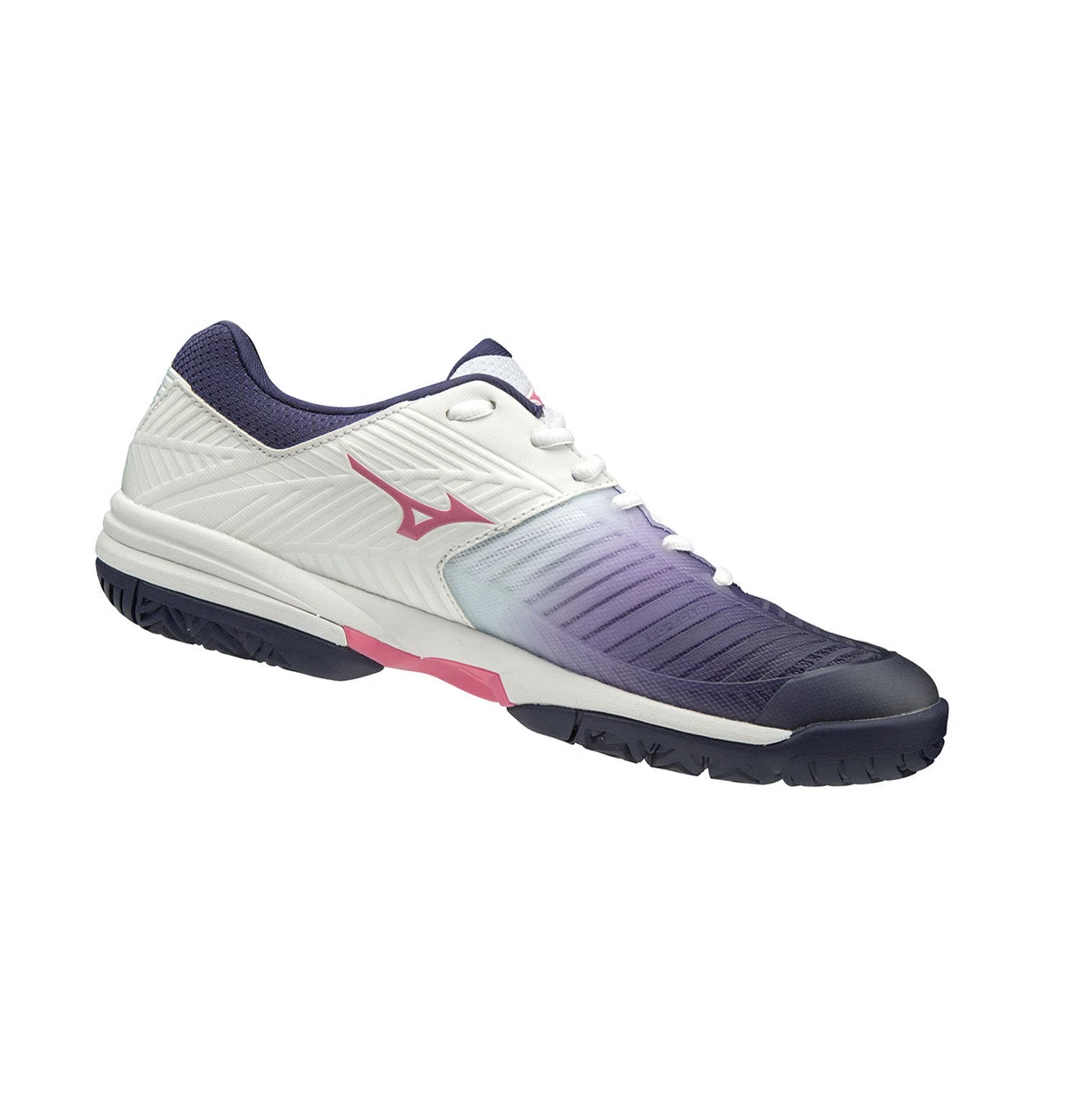 Zapatos de Tenis Mizuno Wave Exceed Tour 3 Ac Mujer White/Purple/Pink | 58621-PJZT