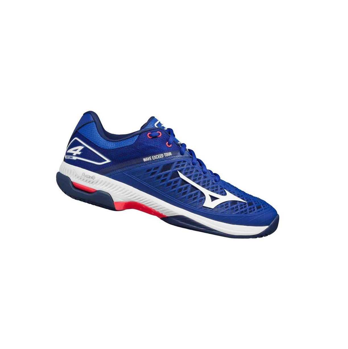 Zapatos de Tenis Mizuno Wave Exceed Tour 4 Ac Hombre Blue/White | 71935-LADR