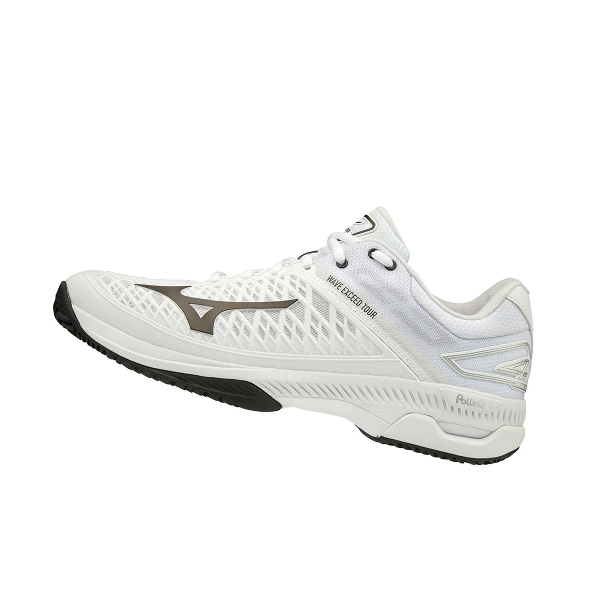 Zapatos de Tenis Mizuno Wave Exceed Tour 4 Cc Hombre White/Black | 95830-SQAB