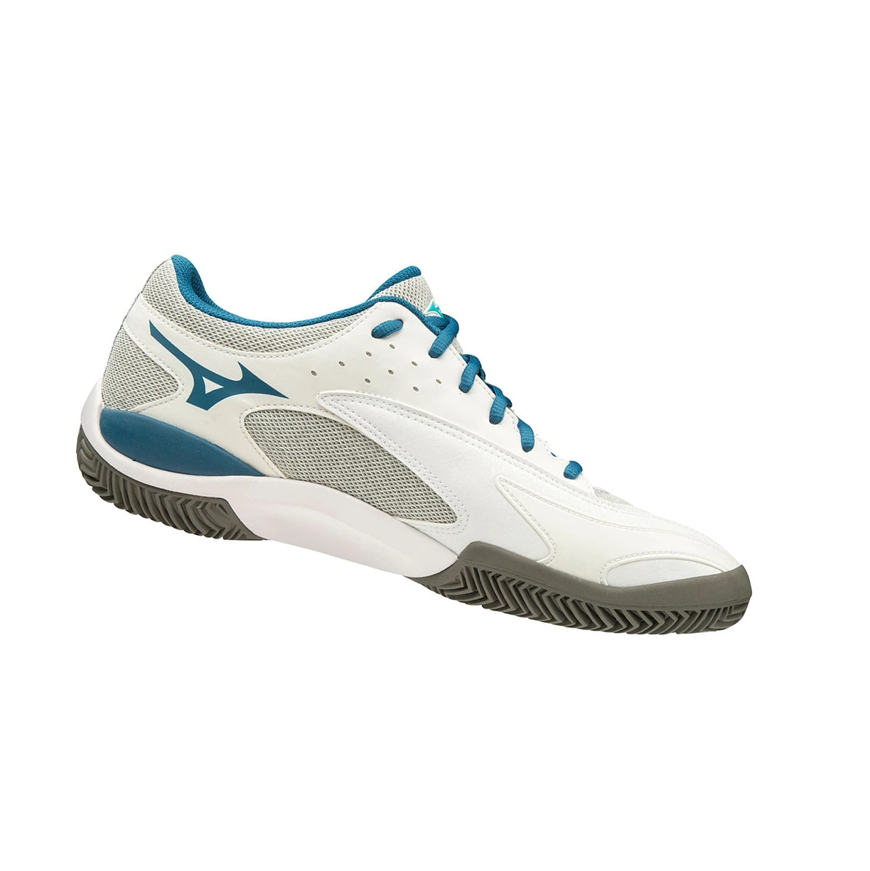 Zapatos de Tenis Mizuno Wave Flash Cc Hombre White/Blue | 82730-QPZV