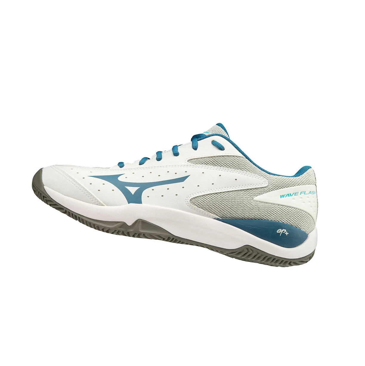 Zapatos de Tenis Mizuno Wave Flash Cc Hombre White/Blue | 82730-QPZV