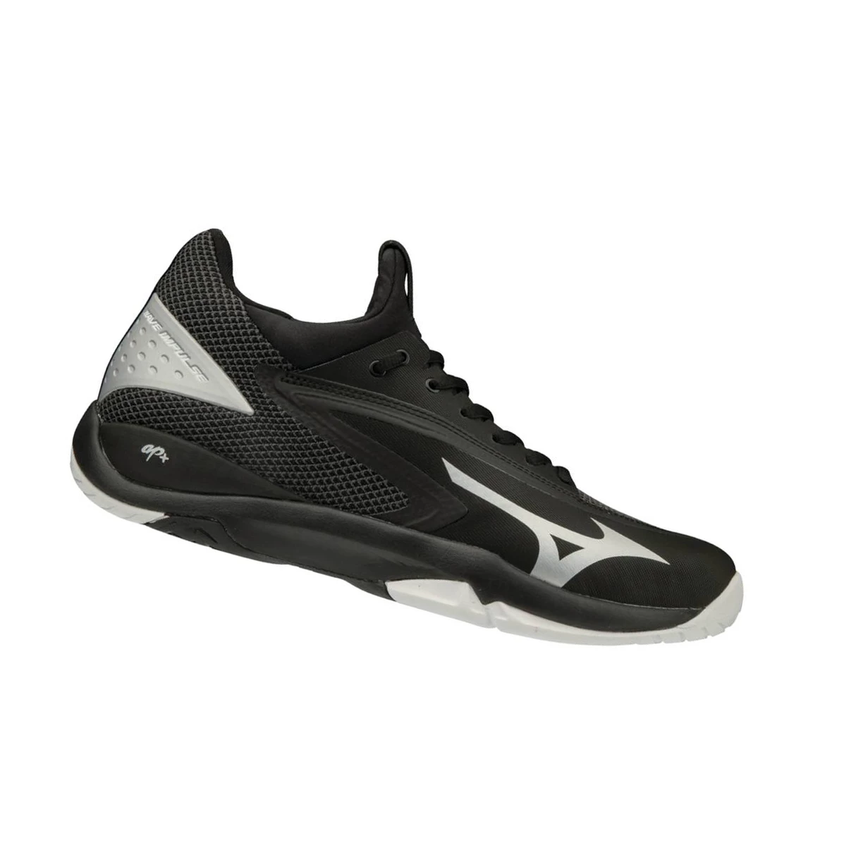 Zapatos de Tenis Mizuno Wave Impulse Hombre Black/Silver | 15937-ERSG