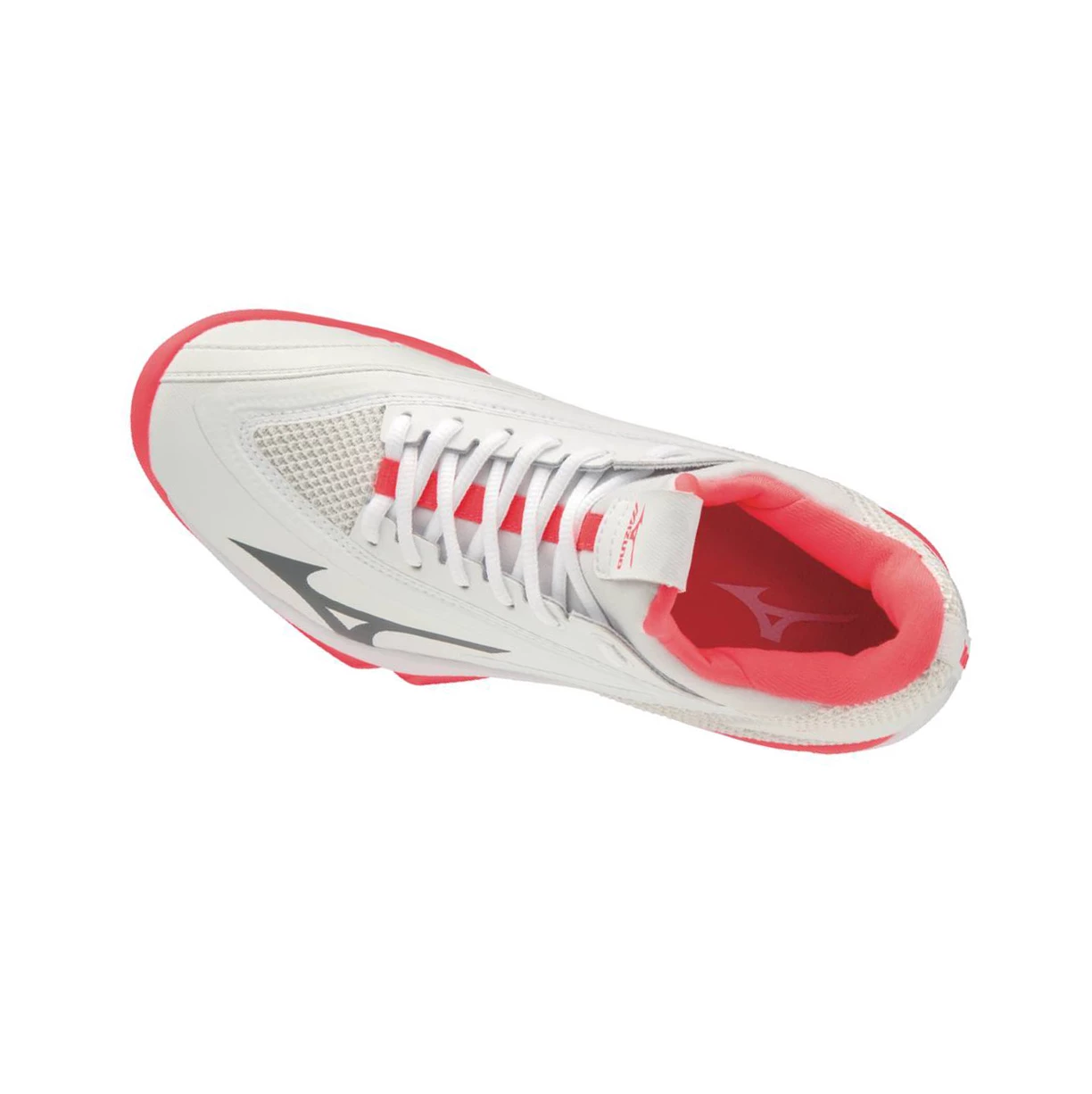 Zapatos de Tenis Mizuno Wave Impulse Mujer White/Coral | 18304-FDTV