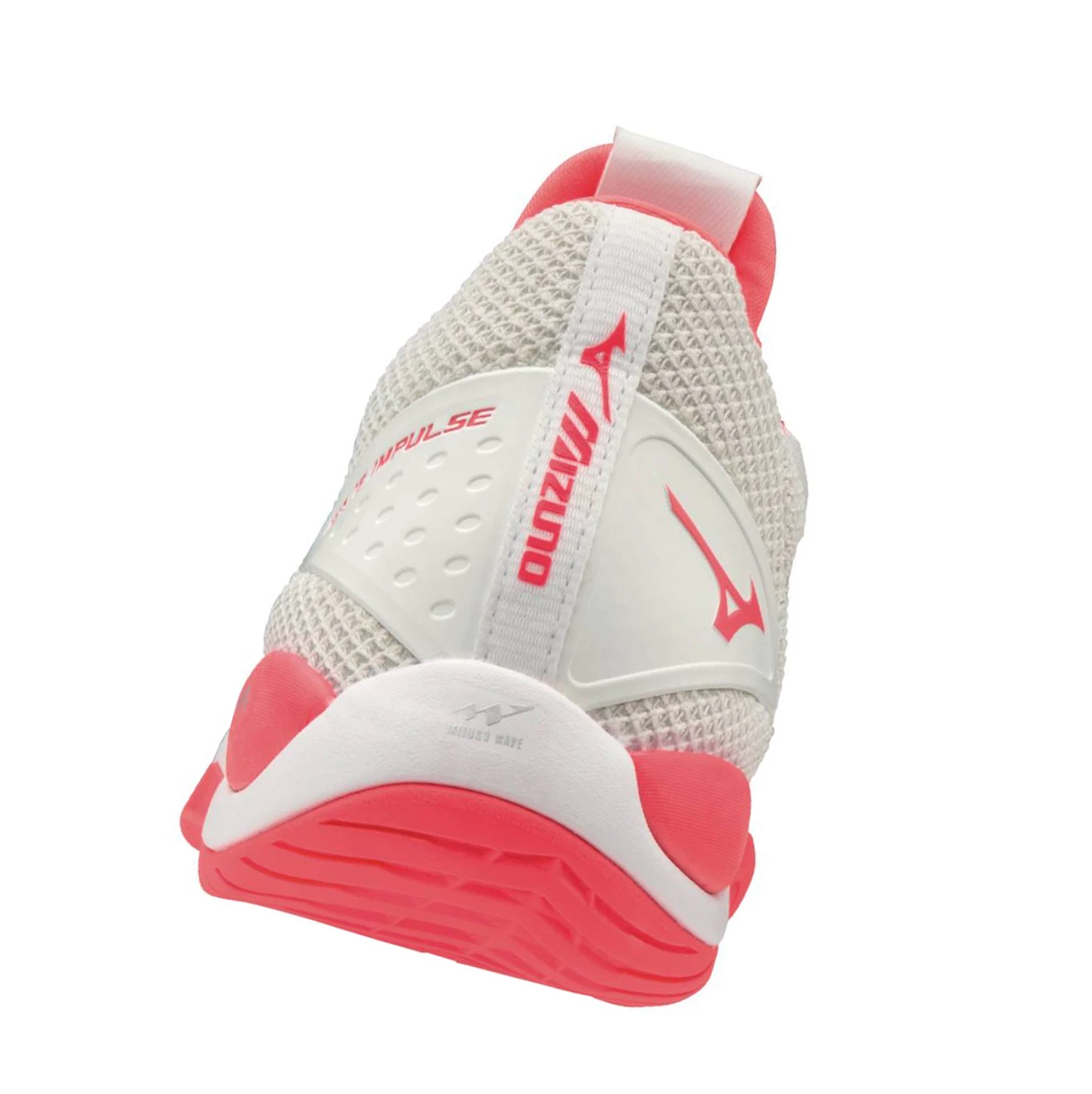 Zapatos de Tenis Mizuno Wave Impulse Mujer White/Coral | 18304-FDTV