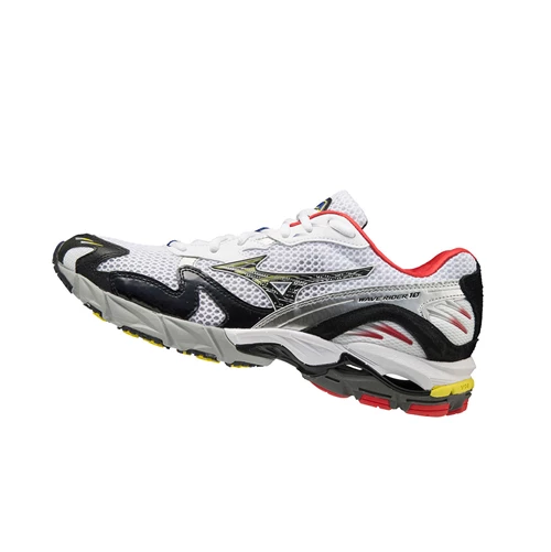 Zapatillas Mizuno Wave Rider 10 Hombre White/Black/Red | 97215-YTBU