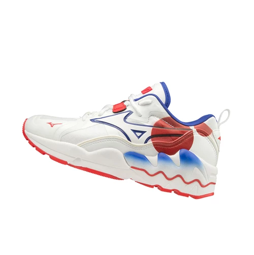 Zapatillas Mizuno Wave Rider 1 Shape Of Time Hombre White/Red | 85692-RPWX