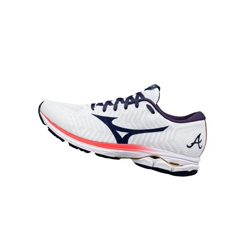 Zapatillas Running Mizuno Chop On Waveknitﾙ R2 Hombre White/Navy | 70862-UJCL