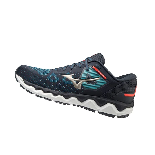 Zapatillas Running Mizuno Wave Horizon 5 Hombre Black/Blue | 59164-PGQZ