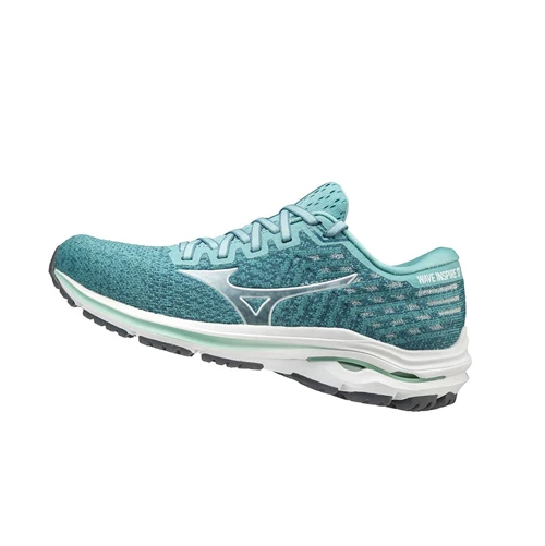 Zapatillas Running Mizuno Wave Inspire 17 Waveknit Mujer Turquoise/White | 78961-FGNW