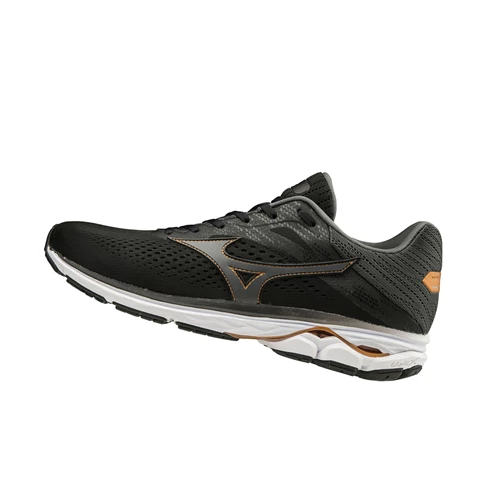 Zapatillas Running Mizuno Wave Rider 23 Hombre Black/Grey | 12598-LFKI