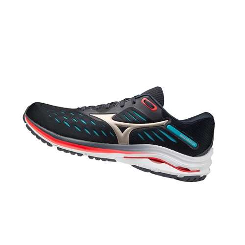 Zapatillas Running Mizuno Wave Rider 24 Hombre Navy/Platinum/Blue | 05382-GKUC