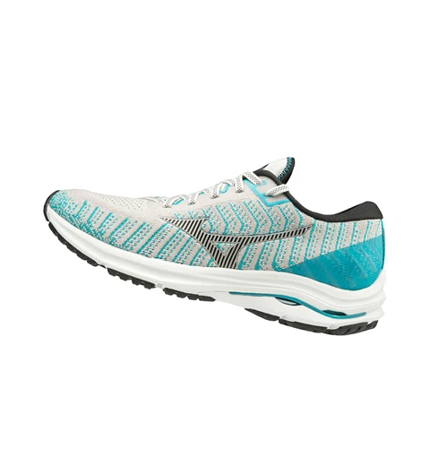 Zapatillas Running Mizuno Wave Rider 24 Waveknitﾙ Mujer White/Blue | 48026-GQPN