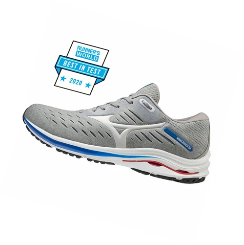 Zapatillas Running Mizuno Wave Rider 24 Hombre Grey/Blue | 73805-JEUK