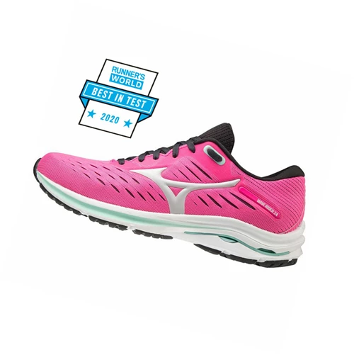 Zapatillas Running Mizuno Wave Rider 24 Mujer Rosas | 84096-GNZJ